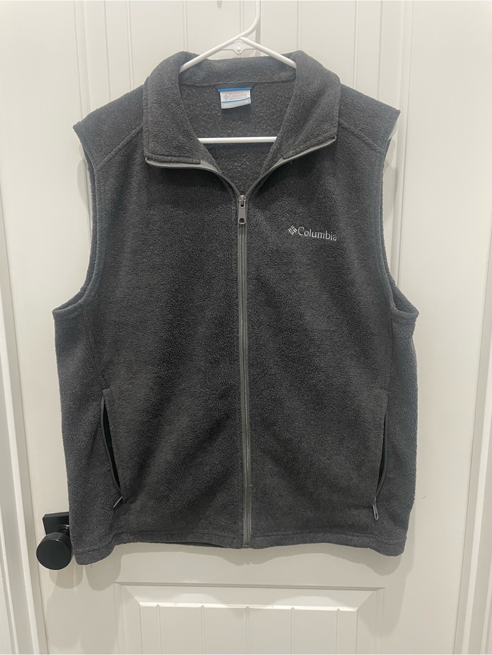 Columbia Charcoal Gray Fleece Jacket